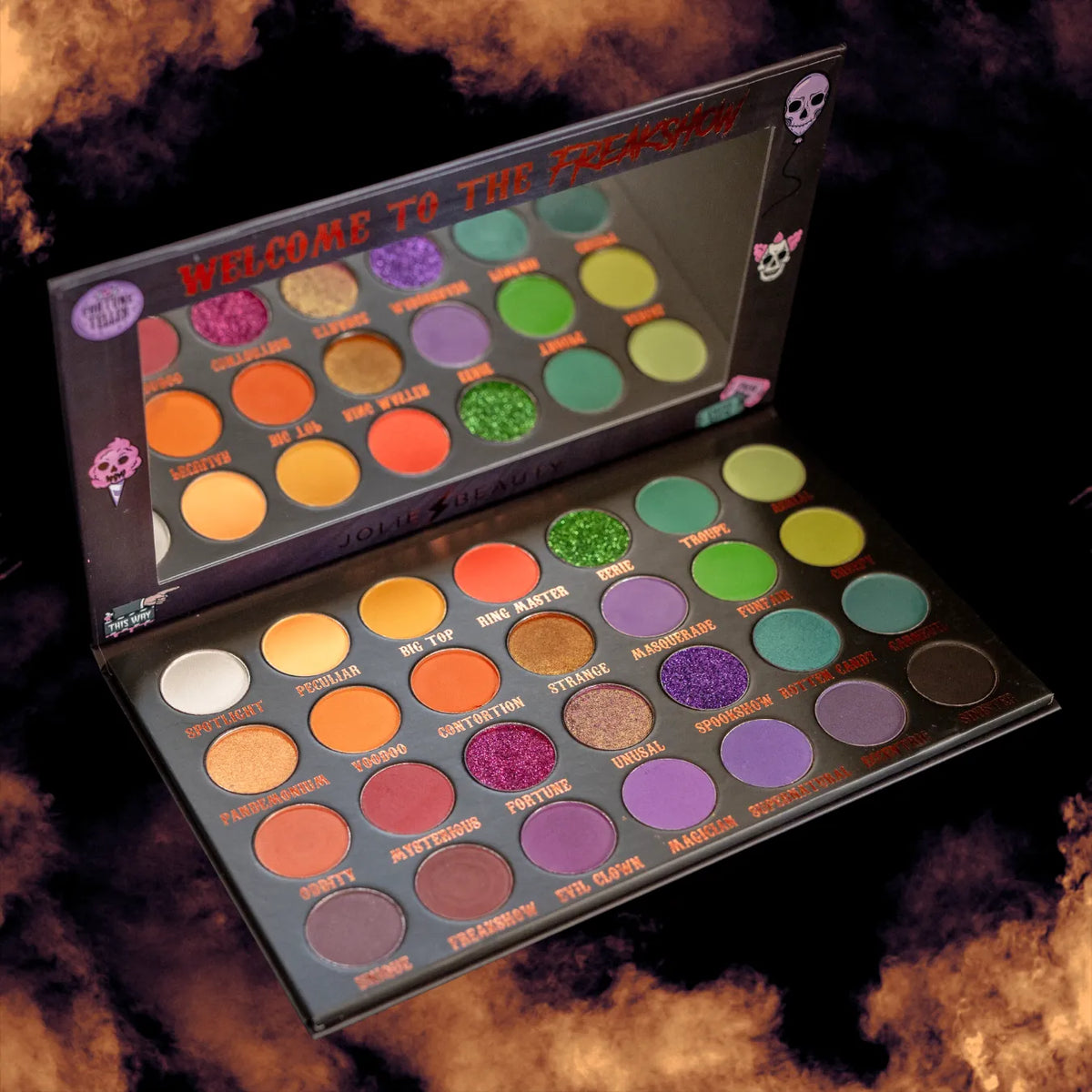 Palette de 28 fards - CarnEvil - Jolie Beauty - 1