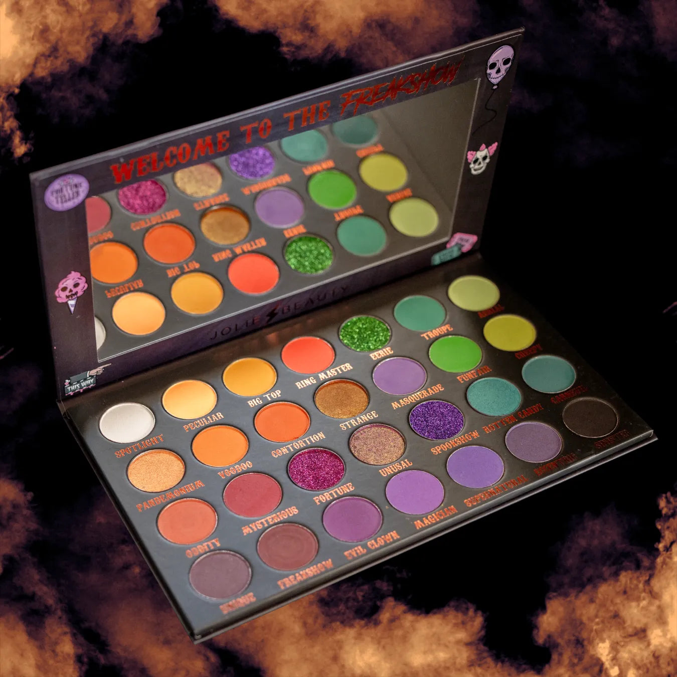 Palette de 28 fards - CarnEvil - Jolie Beauty - 1