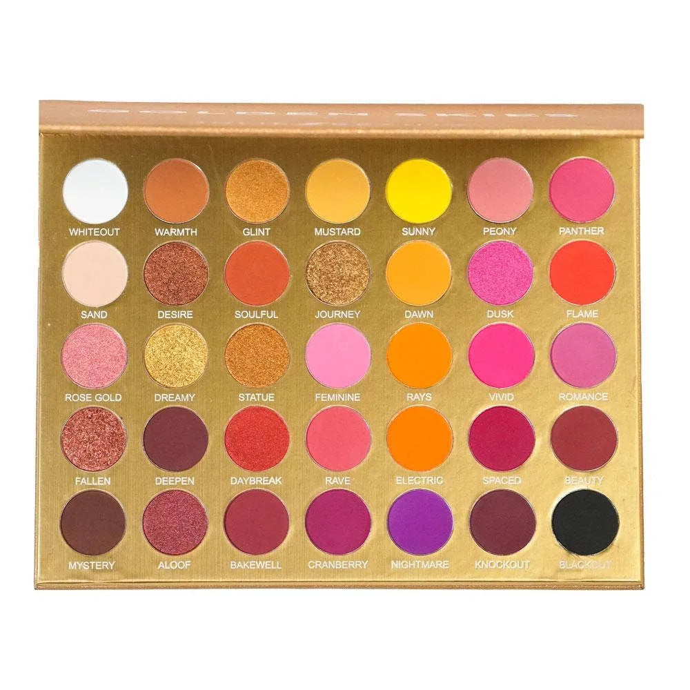 Palette de 28 fards - Golden Skies - Jolie Beauty