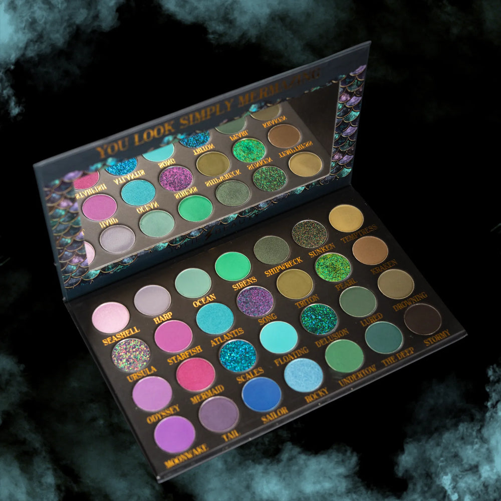 Palette de 28 fards à paupière - Sirens