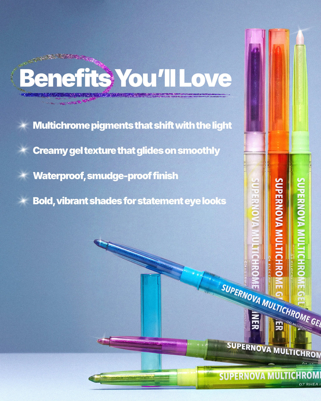 Crayon liner gel multichrome Supernova - 011 Stardust