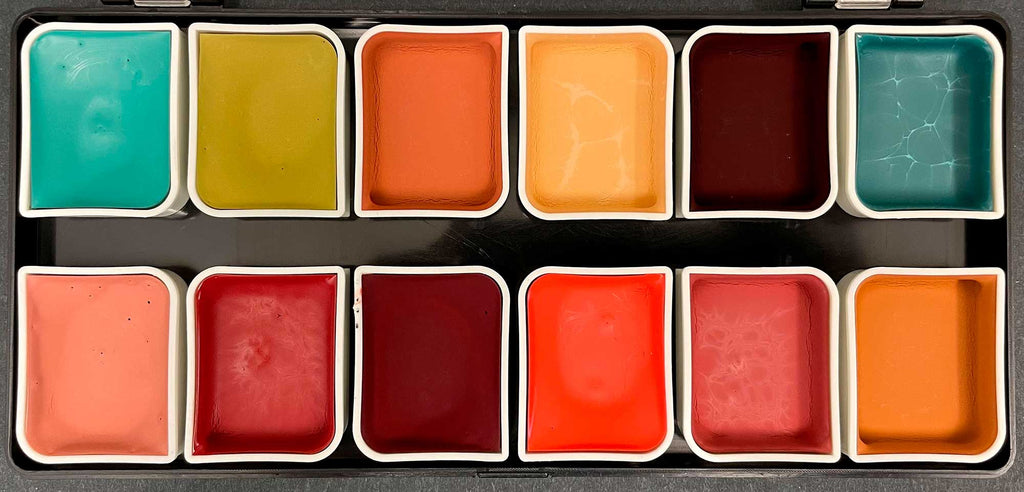 Palette activée à l'alcool pour le teint, 12 couleurs: Palette Narrative Cosmetics