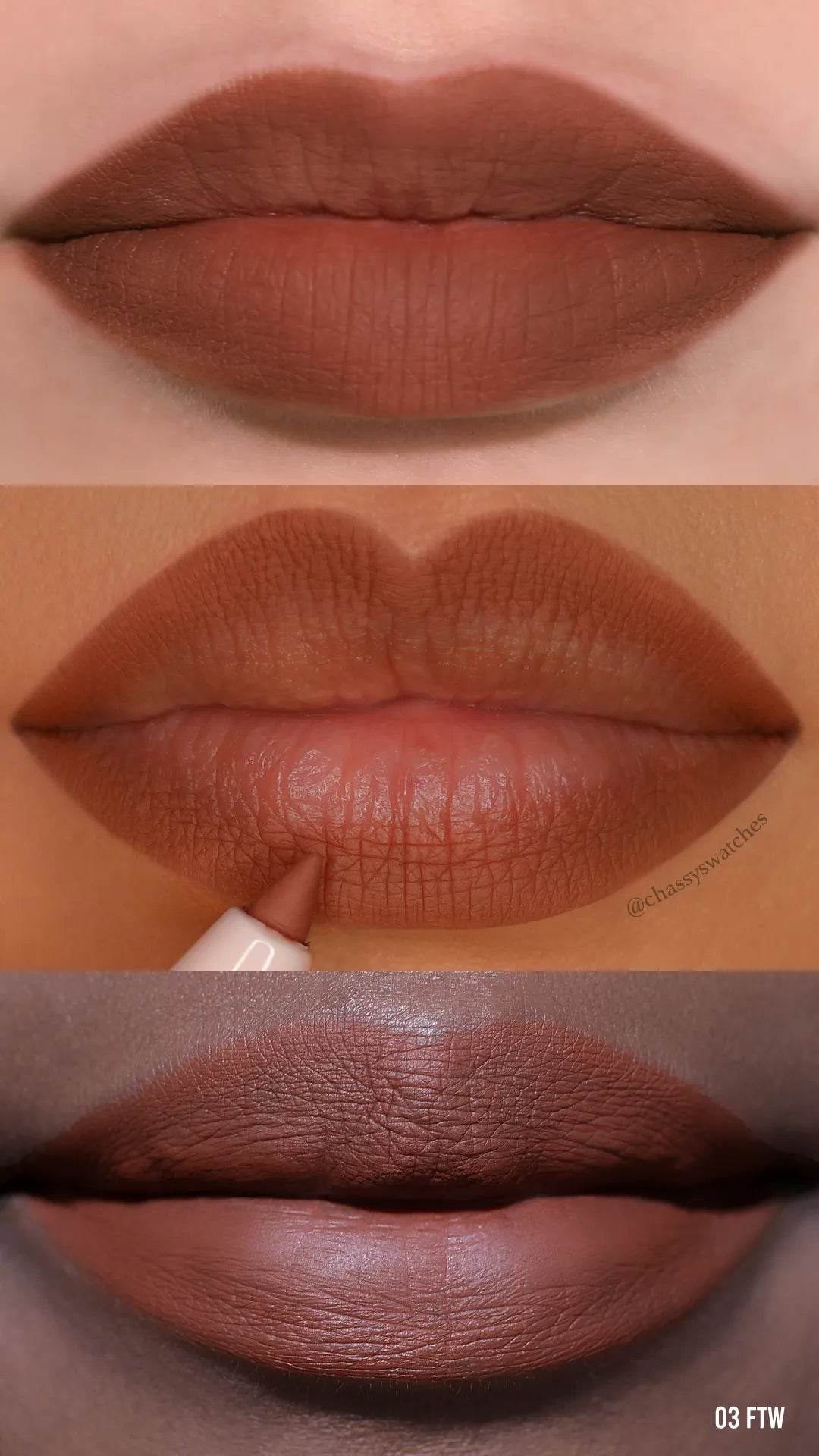 Crayon à lèvres Waterproof Lip Appeal - 003 FTW - 0,6 g Moira Cosmetics