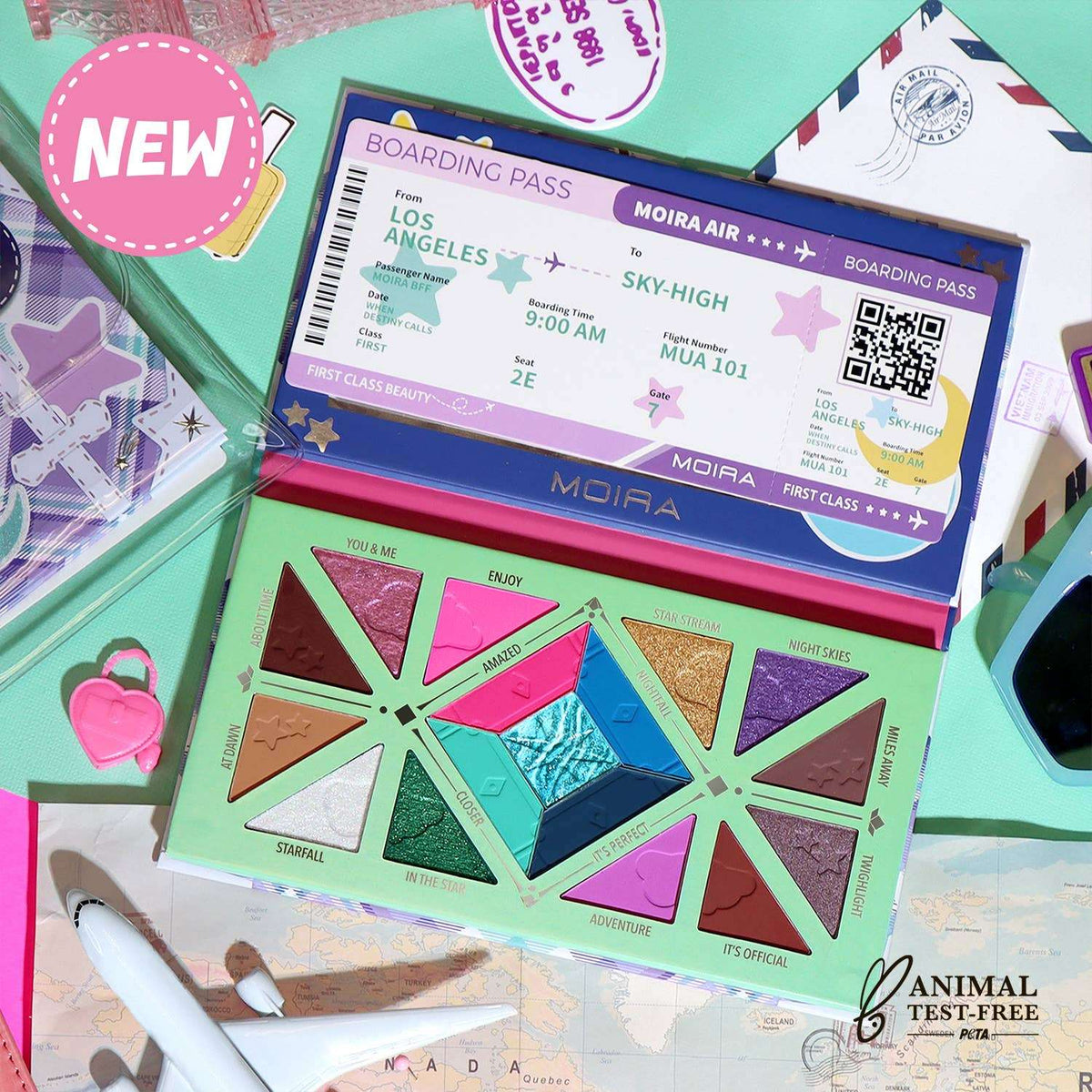 PALETTE DE LA SÉRIE GATEWAY - LE CIEL EST LA LIMITE Moira Cosmetics