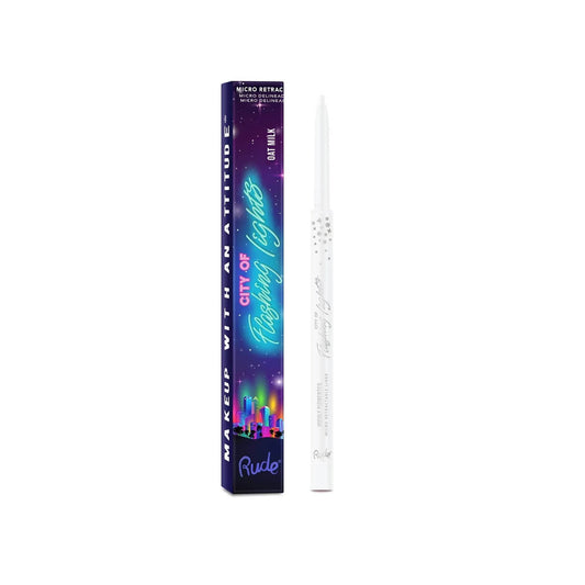 Crayon Eye liner micro rétractable City of Flashing Lights - Oat Milk - 0,1 g Rude Cosmetics