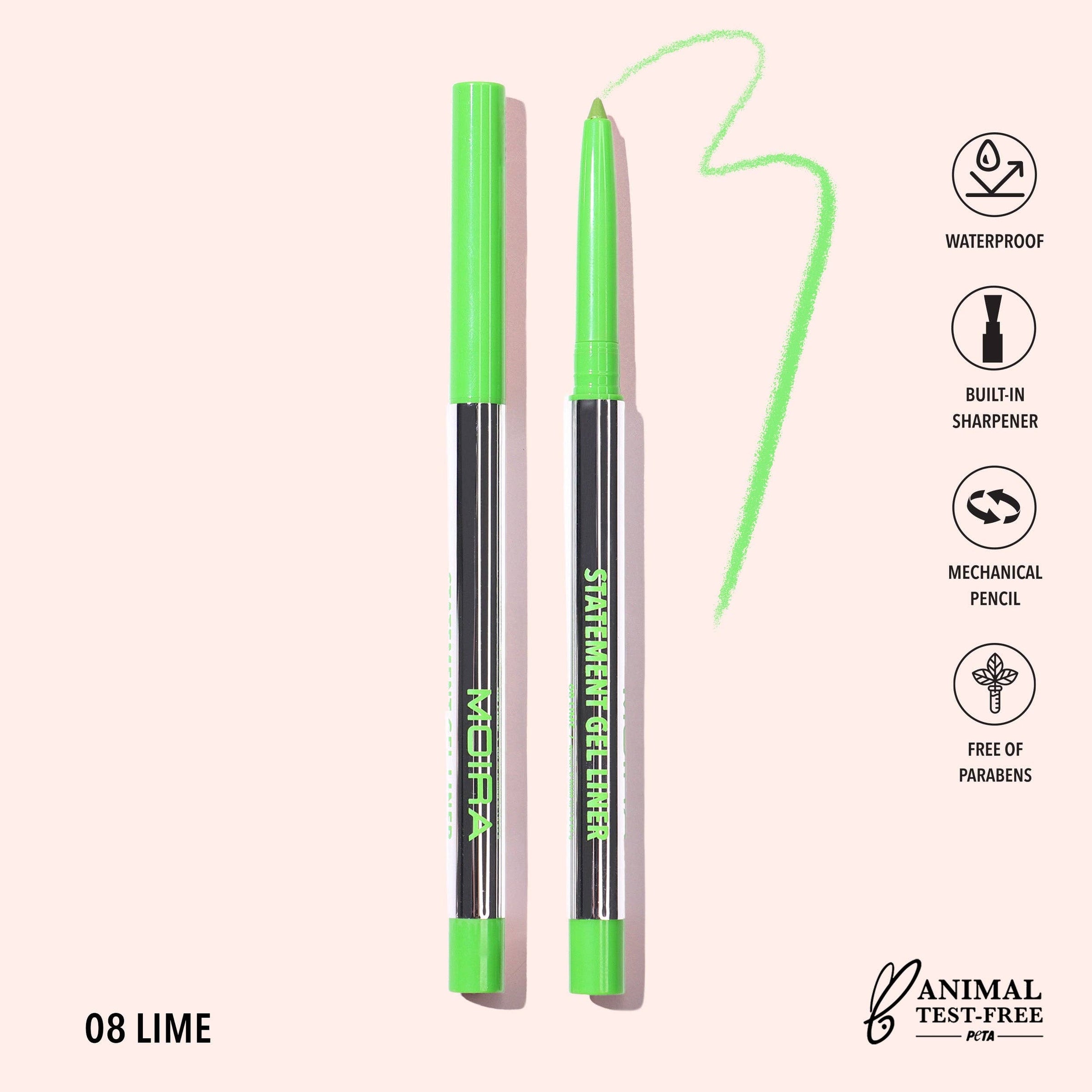 Eyeliner gel waterproof Statement - 008 Lime
