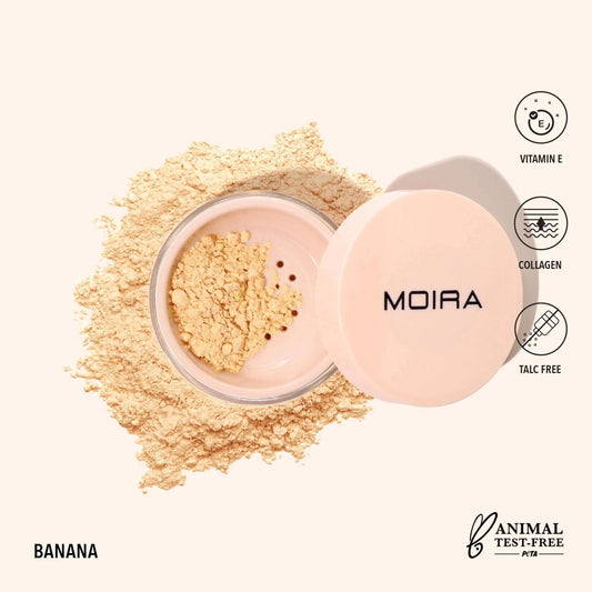 Poudre libre fixatrice - Banana - 6 g Moira Cosmetics