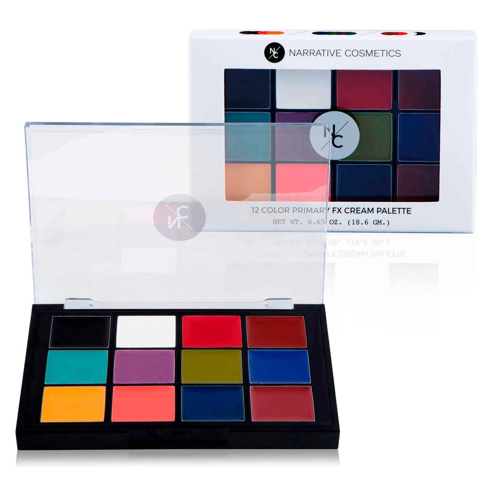 Palette de fards gras 12 couleurs - Primary FX - 18,6 g