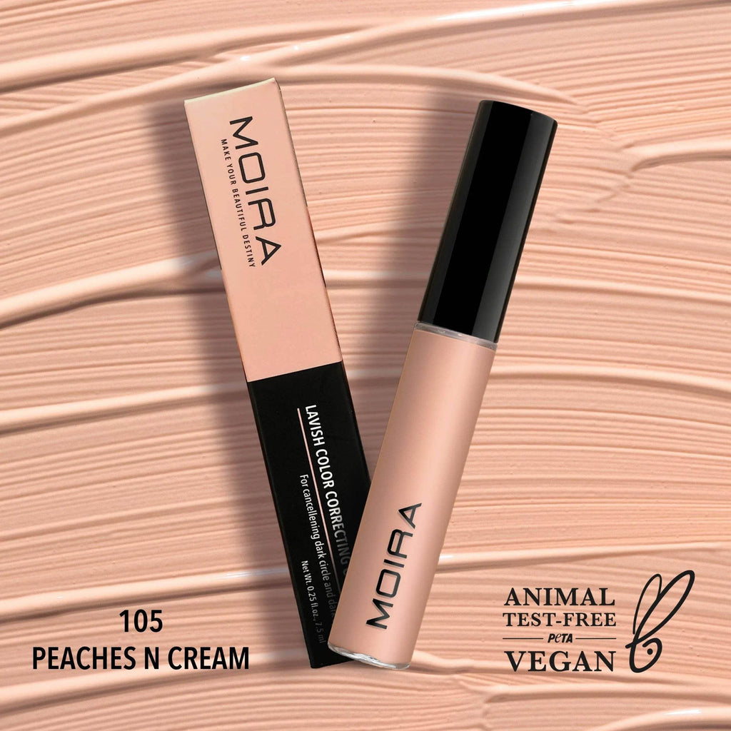 Correcteur Lavish Color Correcting - 105 Peaches N Cream - 7,5 ml Moira Cosmetics