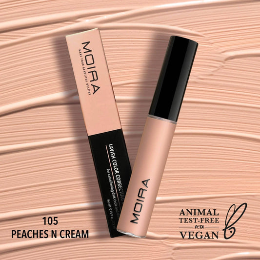 Correcteur Lavish Color Correcting - 105 Peaches N Cream - 7,5 ml Moira Cosmetics