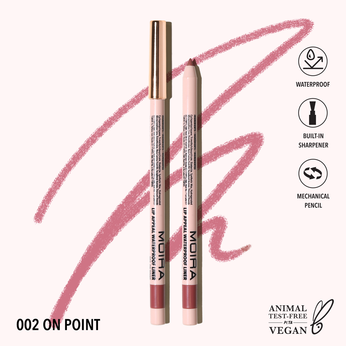 Crayon à lèvres Waterproof Lip Appeal - 002 On Point