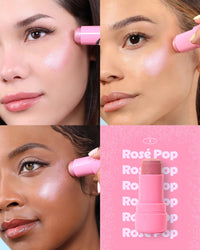 Stick highlighter Jelly Icy Glow - 002 Rosé Pop