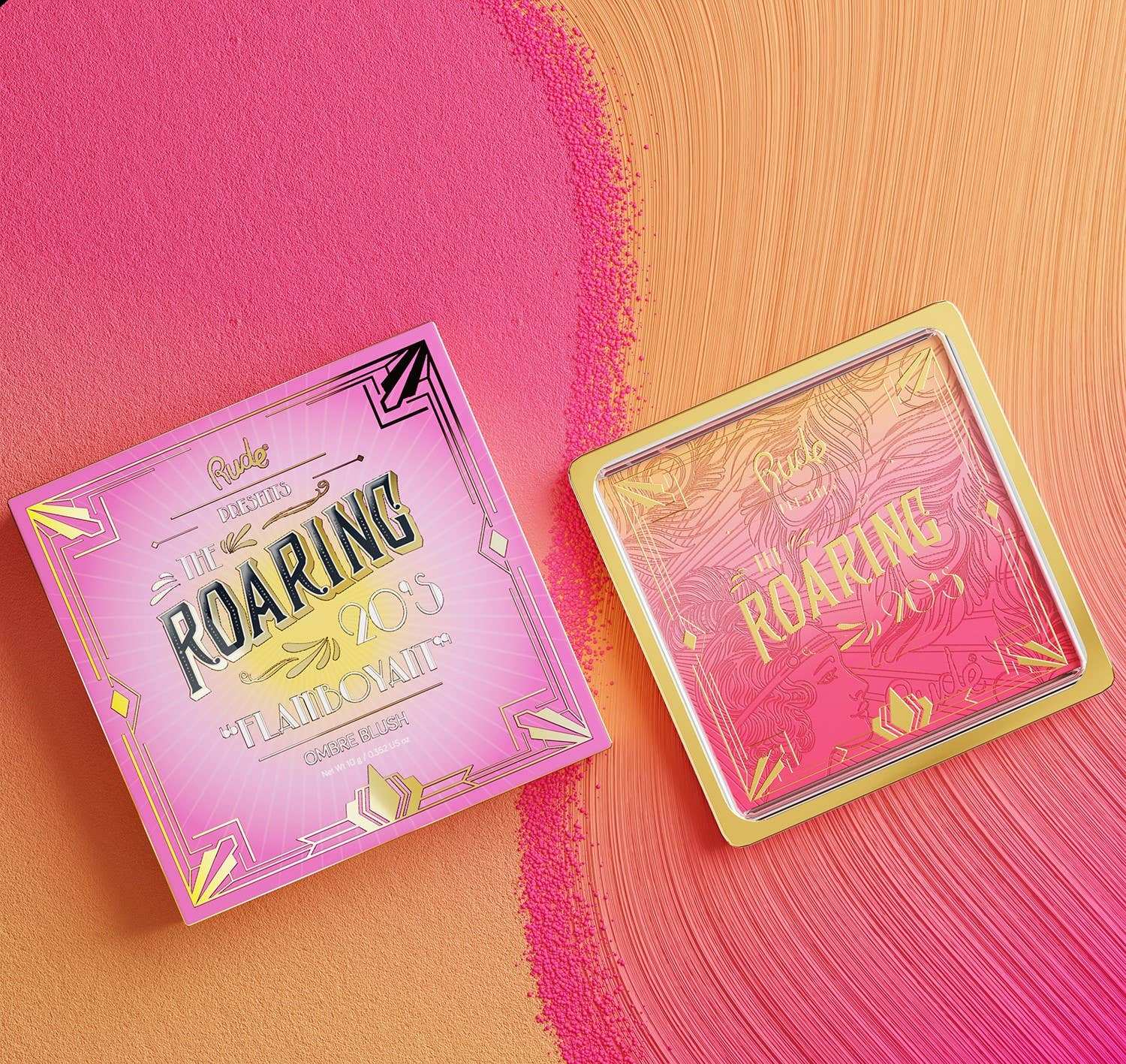 Fard à joues ombré des années 20: Flamboyant Rude Cosmetics