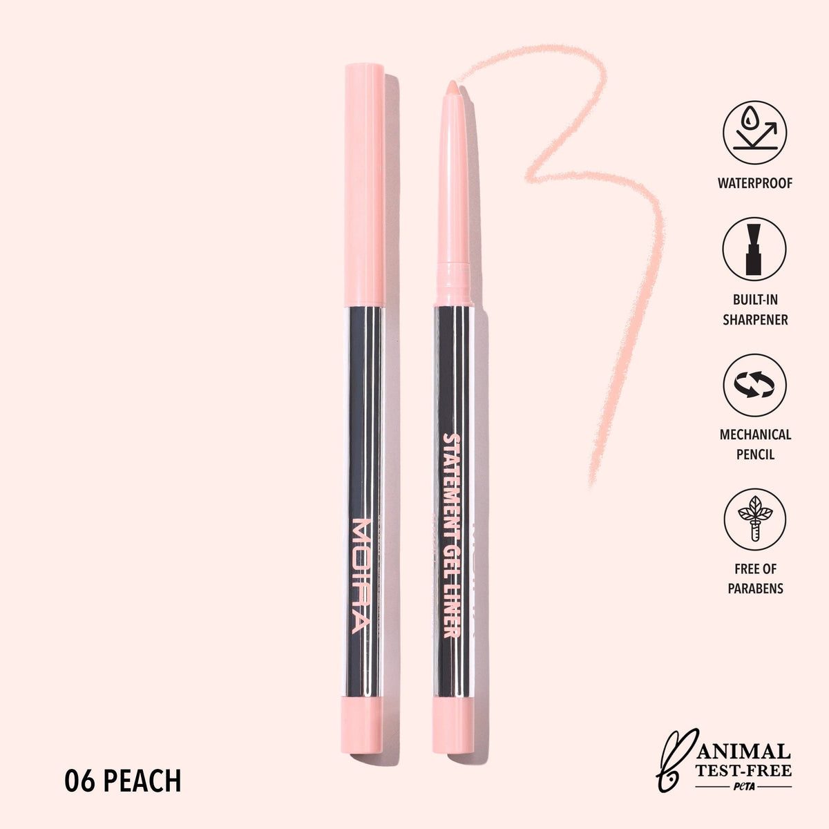Eyeliner gel waterproof Statement - 006 Peach