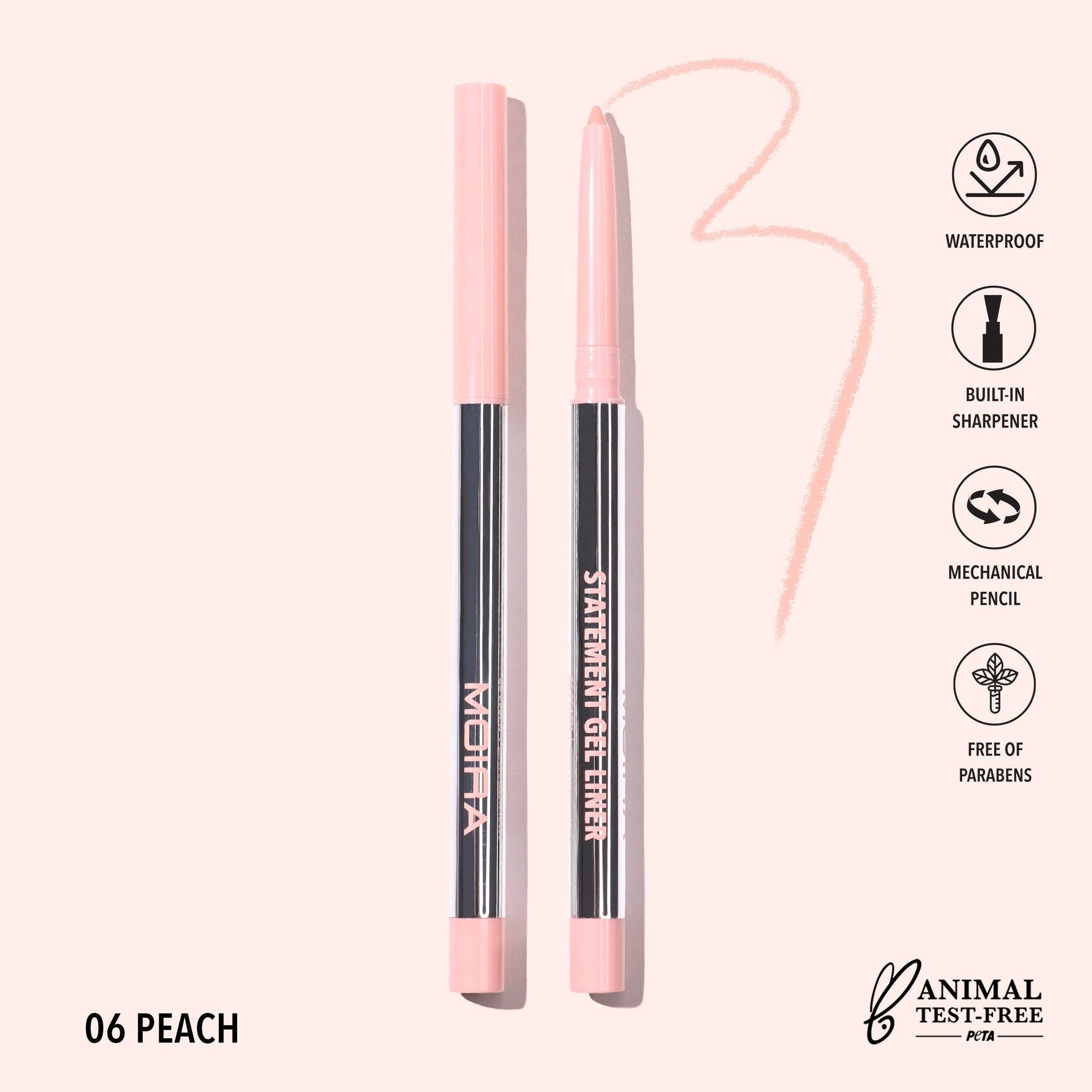 Eyeliner gel waterproof Statement - 006 Peach