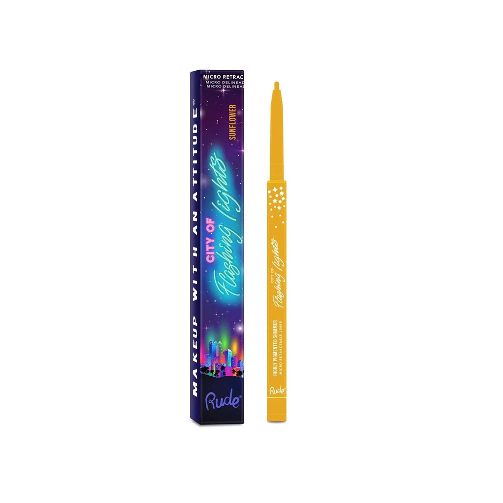 Crayon Eye liner micro rétractable City of Flashing Lights - Sunflower - 0,1 g Rude Cosmetics