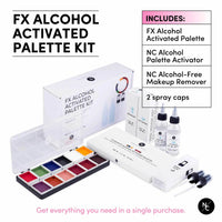 Kit complet de fards à alcool - FX Narrative Cosmetics