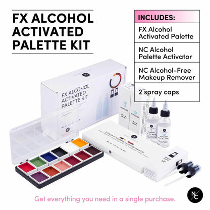 Kit complet de fards à alcool - FX Narrative Cosmetics