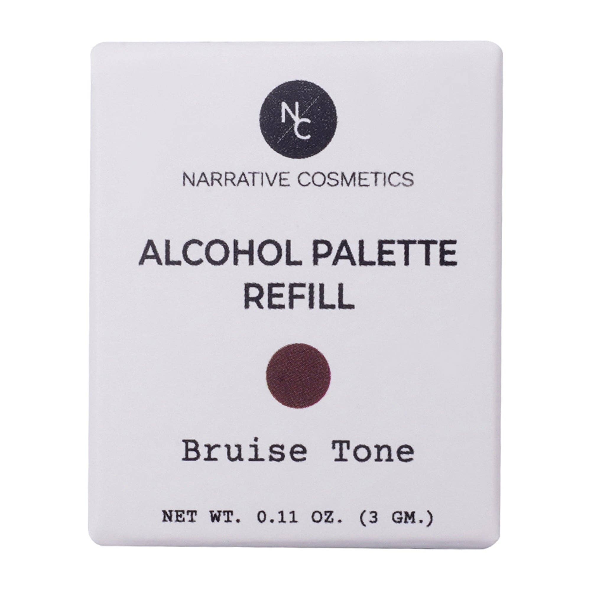 Recharge pour palette d'alcool Narrative Cosmetics - FX Colors : Bruise Tone