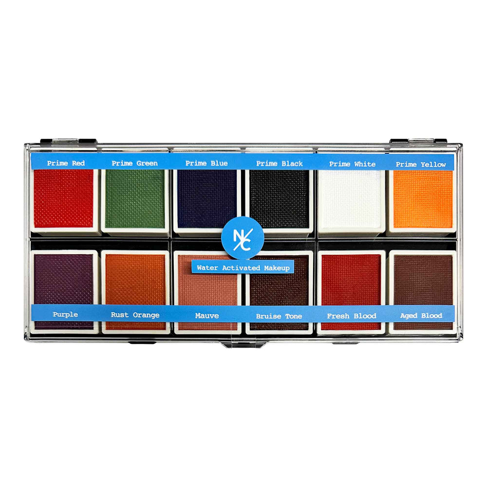 Palette activée à l’eau 12 couleurs FX - 120 g