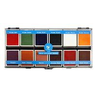 Palette activée à l’eau 12 couleurs FX - 120 g