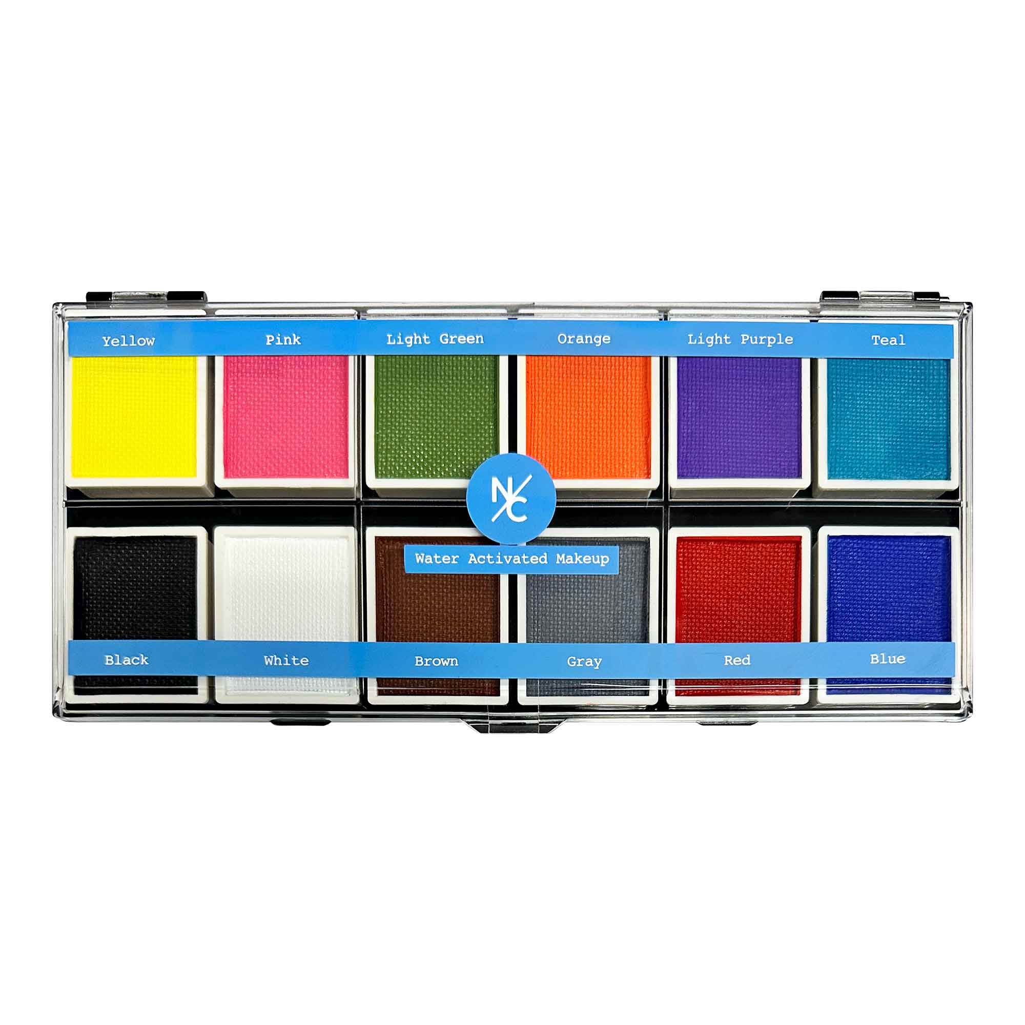 Palette activée à l'eau primaire à 12 couleurs Narrative Cosmetics