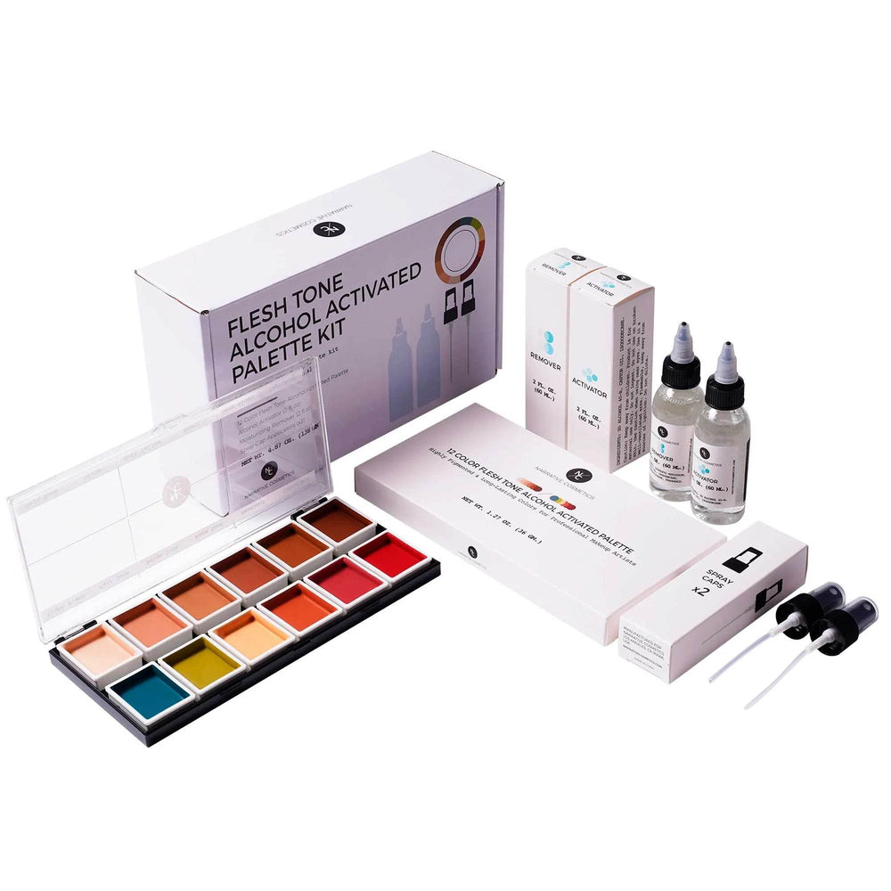 Kit complet de fards à alcool - Flesh Tone