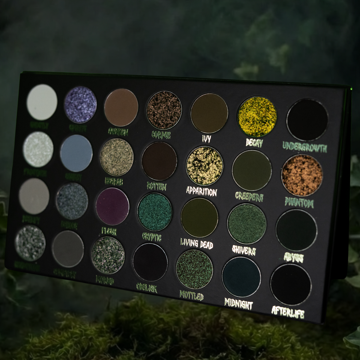 Palette de 28 fards à paupière - Cryptic