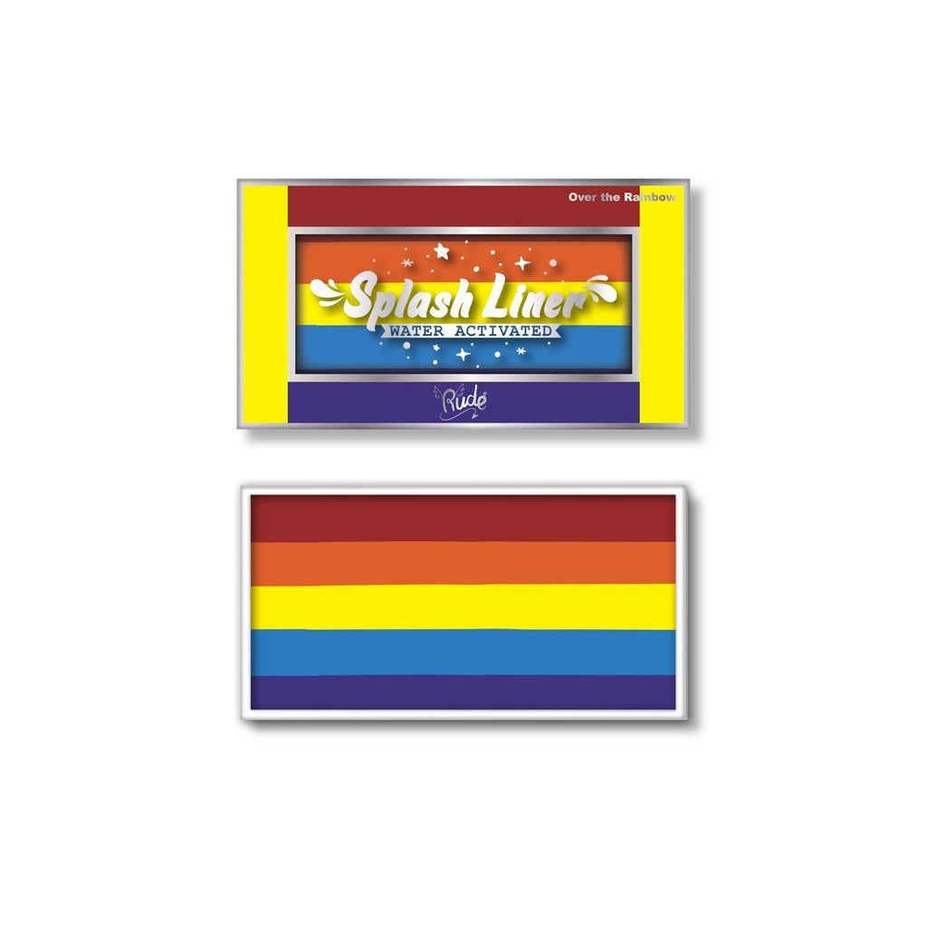 Doublure Splash activée par l'eau: Au-dessus de l'arc-en-ciel Rude Cosmetics