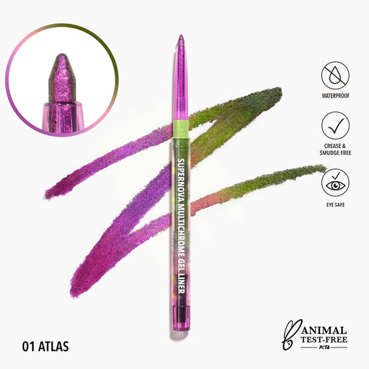 Doublure en gel multichrome Supernova 001, Atlas Moira Cosmetics