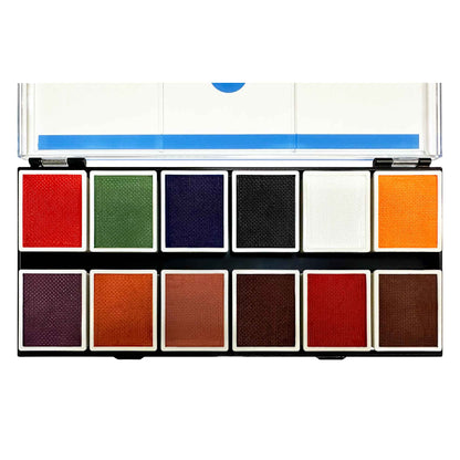 Palette activée à l’eau 12 couleurs FX - 120 g