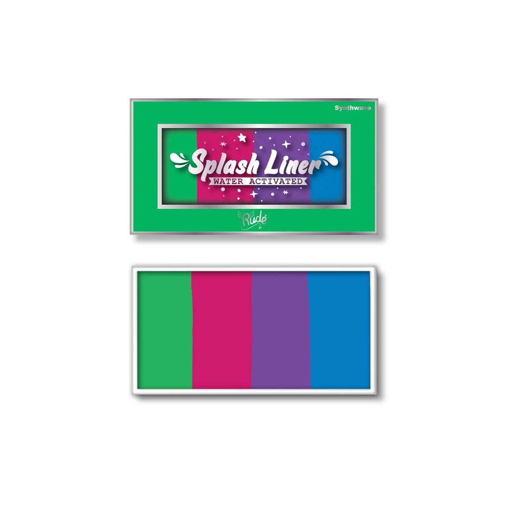 Doublure Splash activée par l'eau: Synthwave Rude Cosmetics