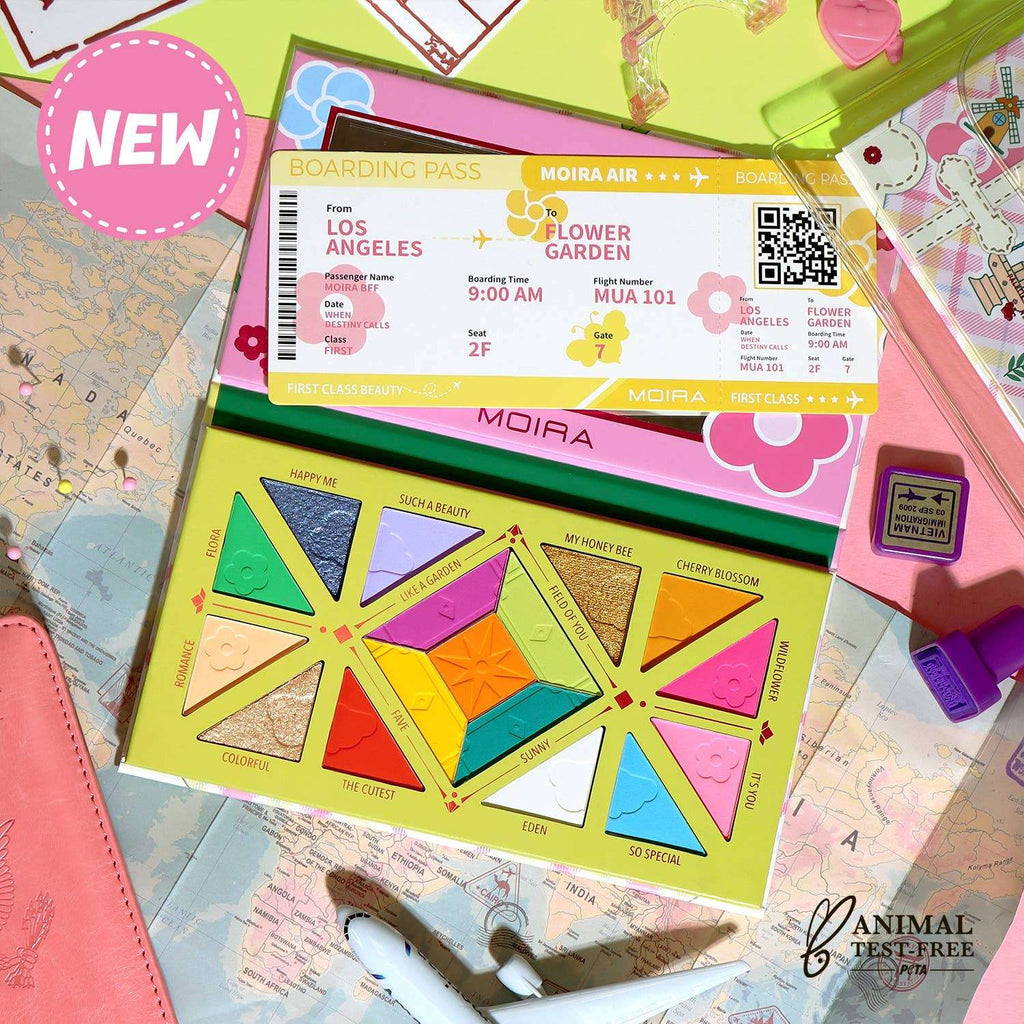 PALETTE DE LA SÉRIE GATEWAY - PARMI LES FLEURS SAUVAGES Moira Cosmetics
