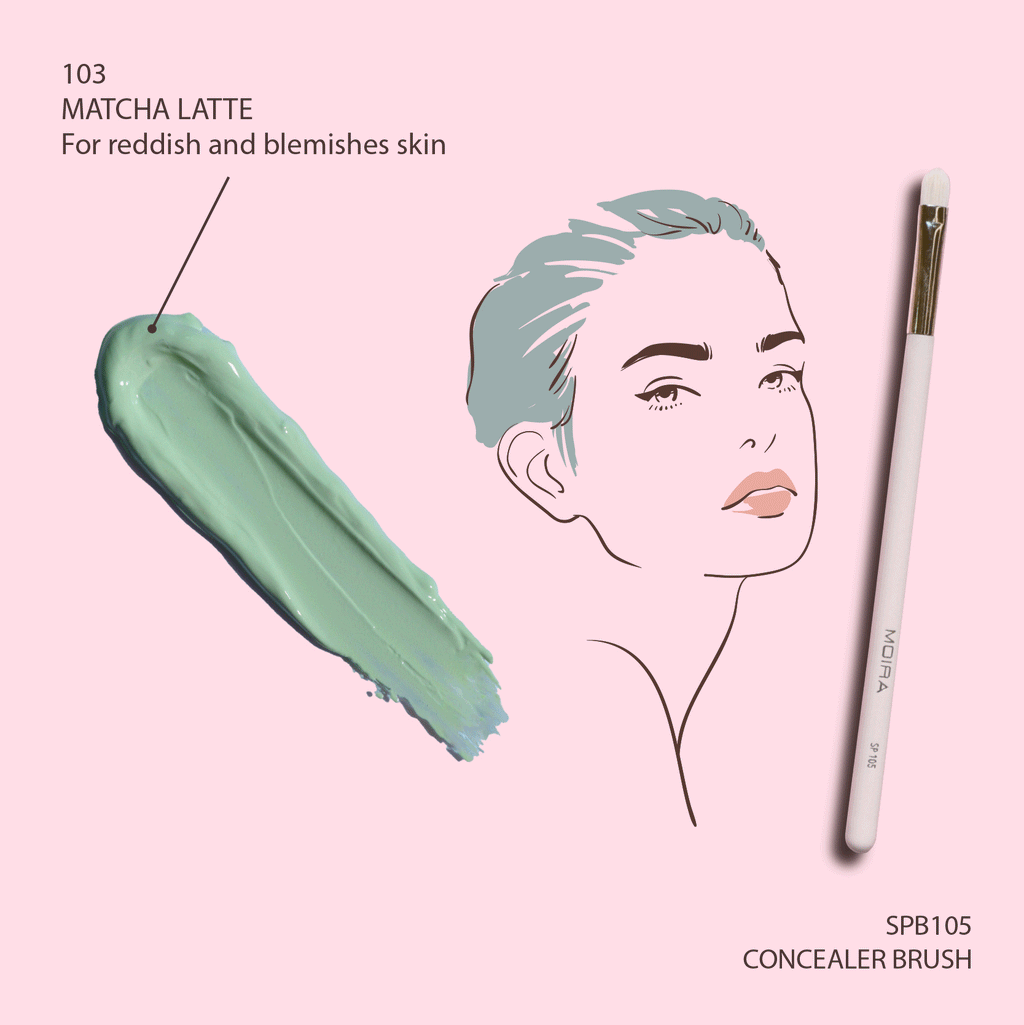 Correcteur Lavish Color Correcting - 103 Matcha Latte - 7,5 ml Moira Cosmetics