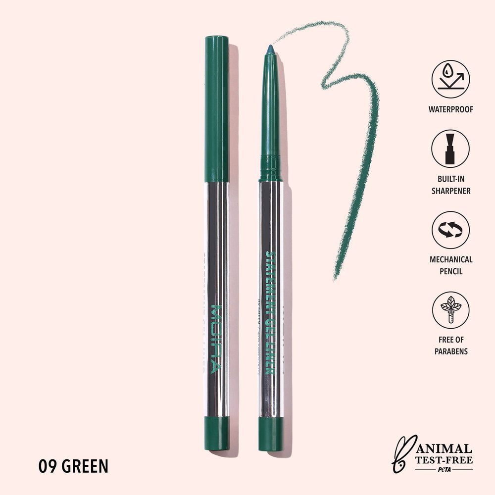 Eyeliner gel waterproof Statement - 009 Green