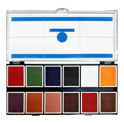 Palette activée à l’eau 12 couleurs FX - 120 g