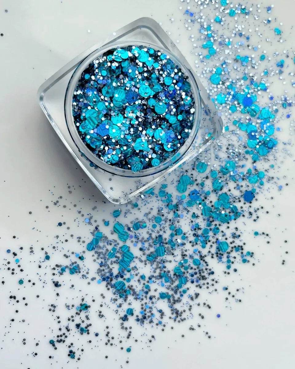 Gel à paillettes - Blue - 15 ml