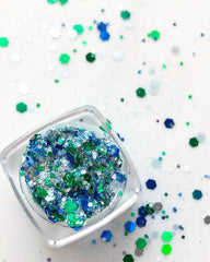 Gel à paillettes - Teal Green - 15 ml