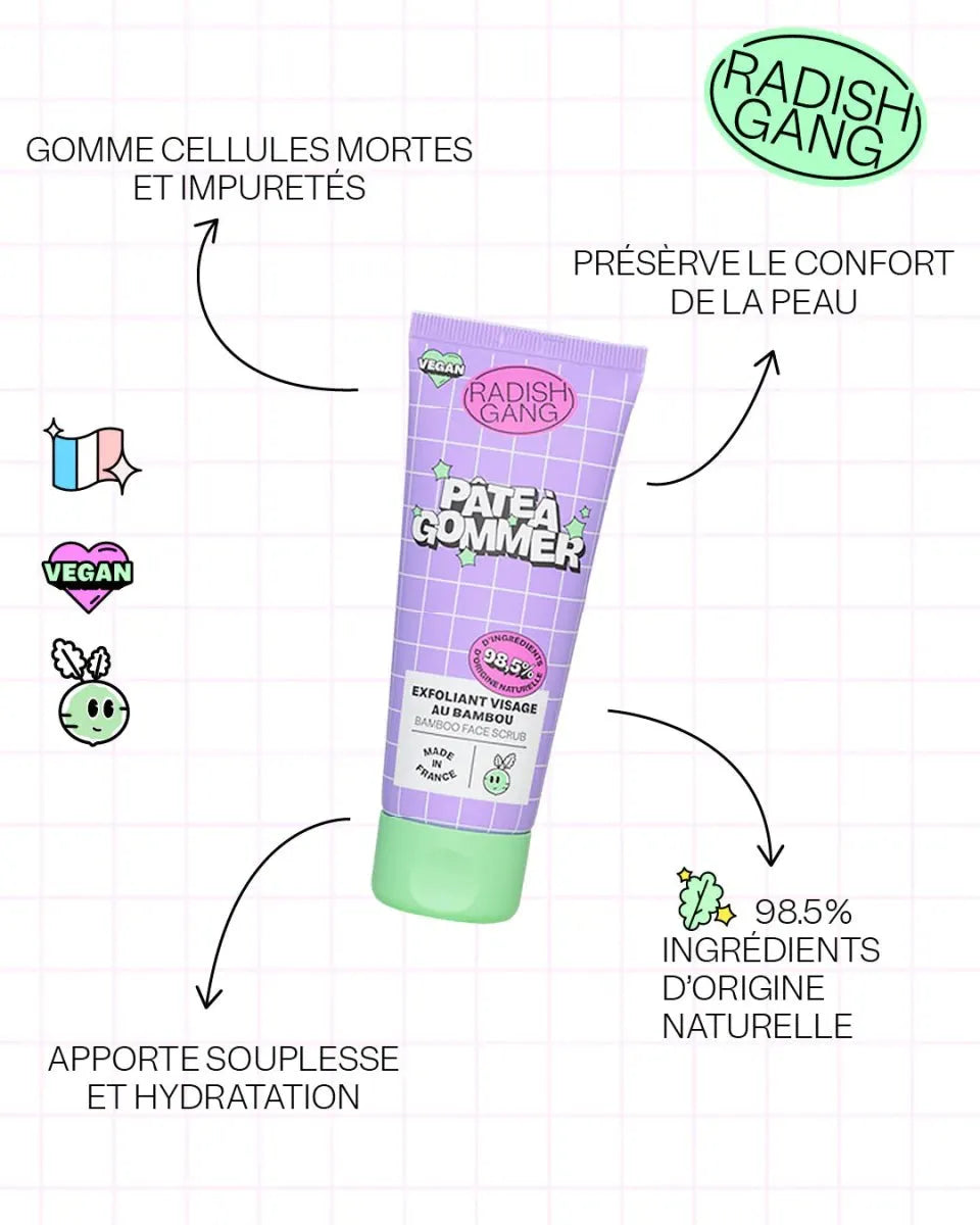 Pack Trio Bonne Mine : Keep Clean + Pâte à Gommer + Carrot Cake - Skin care